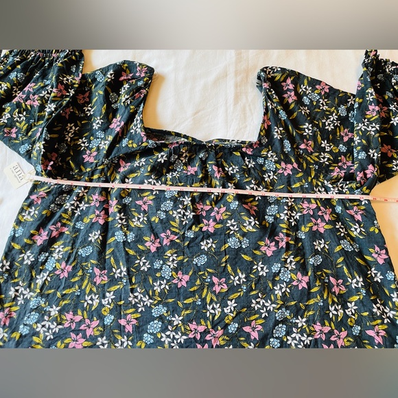 A.N.A. A New Approach Lilith Blouse in Black Floral Print Plus Size Size 2X NWT - Picture 4 of 8